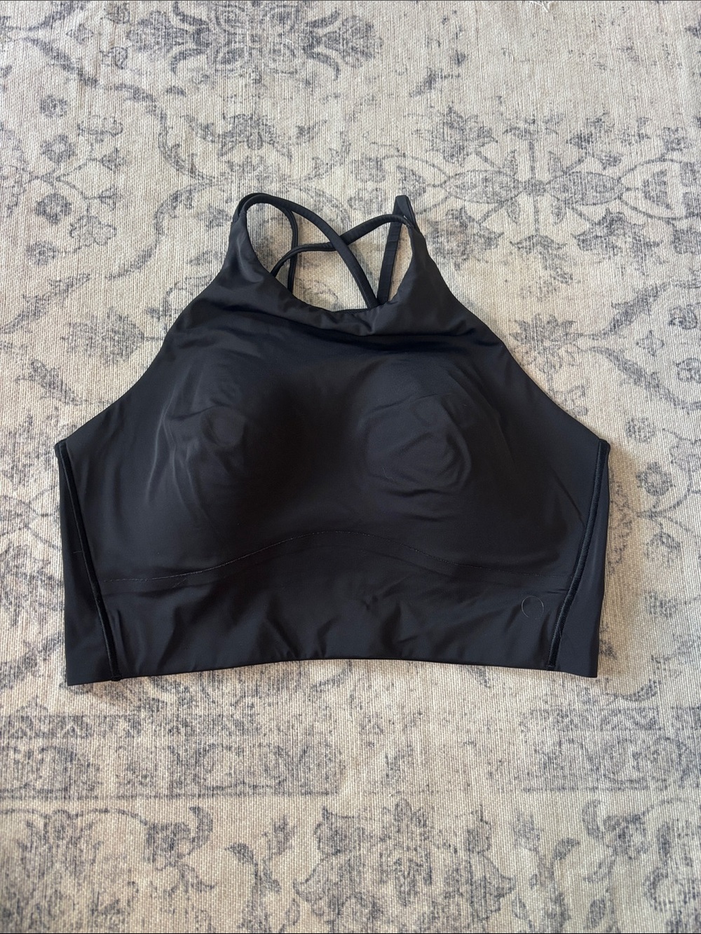 Lululemon Women’s Like a Cloud High Neck Longline Bra - sz 10 - black